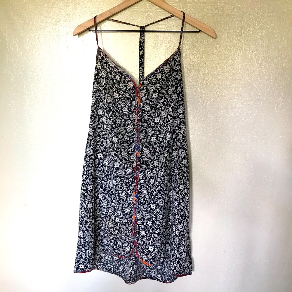 Charles Henry Spaghetti Halter Dress